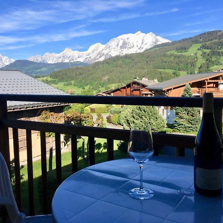 Appartement Cosy Et Chaleureux A Megeve Avec Vue Sur Le Mont Blanc Demi-Quartier Exterior foto